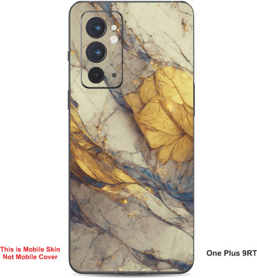 VYBE The Smart Choice One Plus 9RT Abstract Embossed Mobile Skin(Hippie Blue A7)