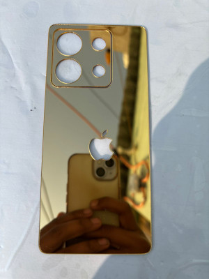 TWUAOP REDMI NOTE 13 5G ACRYLIC MIRROR BACK PANNEL Mobile Skin(Gold)