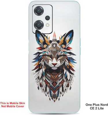 VYBE The Smart Choice One Plus Nord CE 2 Lite Cat Embossed Mobile Skin(Multi Colour 39)