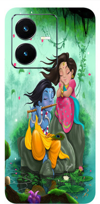 Pochanki Vivo Y22 Mobile Skin(Ultra Super Radha Krishna Skin With Matte Finish.)