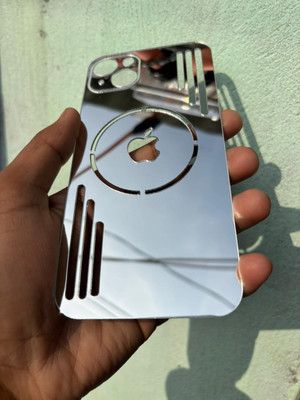TWUAOP I PHONE 14 ACRYLIC MIRROR BACK PANNEL MERO APPLE Mobile Skin(Silver)