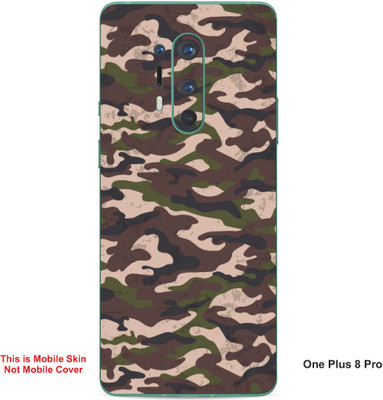 VYBE The Smart Choice One Plus 8 Pro Camouflage Embossed Mobile Skin(Sanguine Brown A3)