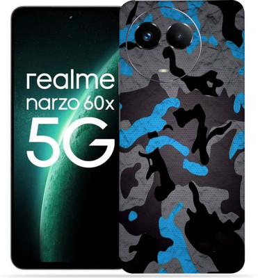 OggyBaba Realme Narzo 60X 5g Mobile Skin(Camo Blue)
