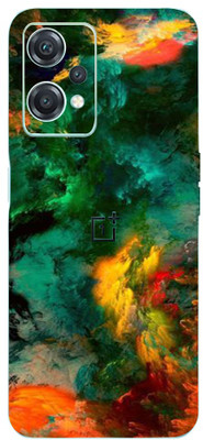 AsSkin Nord Ce2 Lite 5g, nord ce2 lite 5g Mobile Skin(Ultra Super Multicolor Clouds With High Matte Finish.)