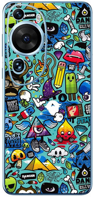 FCS Huawei P60 Art Printed Back skin Mobile Skin(Wall Pattern)