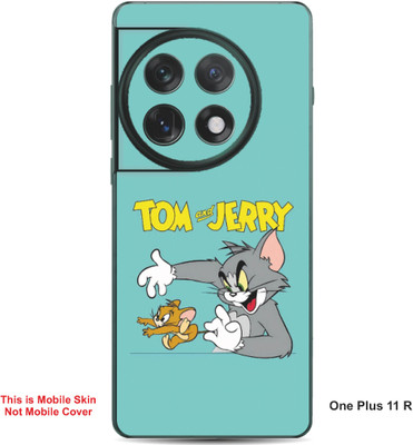 VYBE The Smart Choice One Plus 11R Tom & Jerry Embossed Mobile Skin(Lights Blue 27)