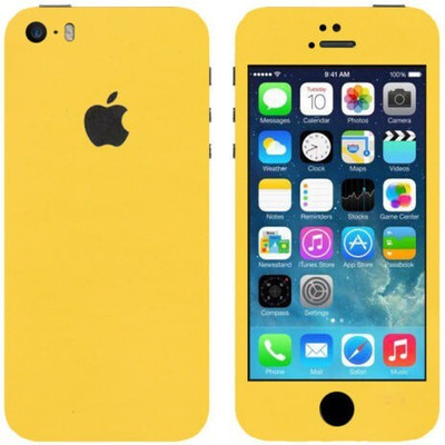 Vcare GadGets Apple iPhone 5s/SE Mobile Skin(Yellow)