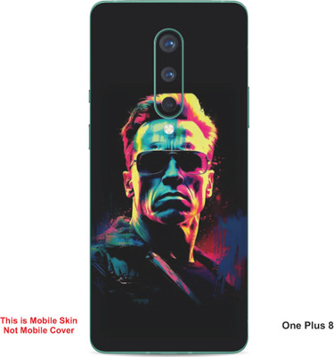 VYBE The Smart Choice One Plus 8 Abstract Embossed Mobile Skin(Dust Storm A2)