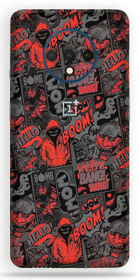 AsSkin Oneplus 7T Mobile Skin(Boom Bang Mobile Skin WIth High Matte Finish)