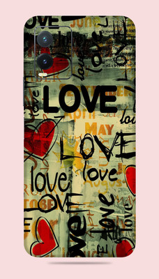Gizmo Wraps Vivo T1x Mobile Skin(Multicolor Love Typography)