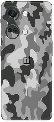 Vcare GadGets One Plus Nord 3 5G Grey Black Camo L.jpg Mobile Skin(Multicolor)