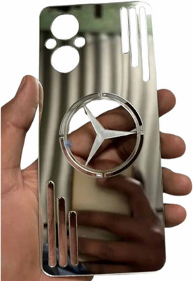 Mokteck OPPO F21 PRO 5G SILVER Mirror Finish Back Panel Mobile Skin(Silver)