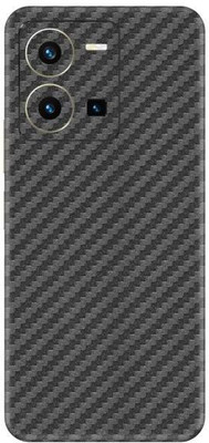 Vcare GadGets Y35 2022 Mobile Skin(Fiber Carbon Gun Metal)