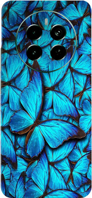 SkinoMania realme Narzo 70 Pro 5G Premium Vinyl Mobile Skin (Multicolor) Mobile Skin(butterfly-blue)