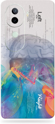 SkinoMania iQOO Z9s 5G Ultra Premium Vinyl Mobile Skin (Multicolor) Mobile Skin(Brain-art)