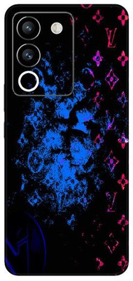 Vcare GadGets Color Effect Logos Vivo Y200 5G Mobile Skin(Multicolor)