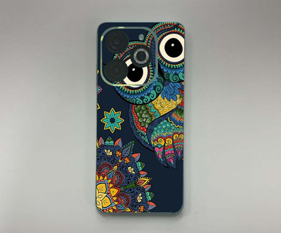 BUGGU INFINIX SMART 8 Mobile Skin(RED AND BLACK)