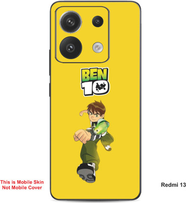 VYBE The Smart Choice Redmi 13 Ben 10 Embossed Mobile Skin(Golden Yellow A1)