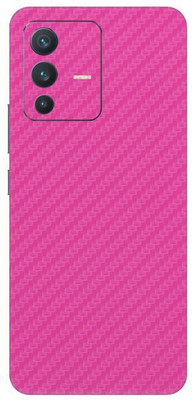 Vcare GadGets Fiber Carbon Pink vivo V23 5G Mobile Skin(Fiber Carbon Pink)