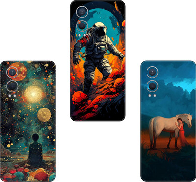 wrap craft REALME X7 PRO 5G(PACK OF 3)Camera&Back Protector Premium Vinyl Mobile Skin(Multicolor)