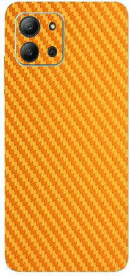 TJ CREATION Infinix Hot 11 2022 Mobile Skin(Ultra Super Golden Carbon Fiber Skin With High Matte Finish.)