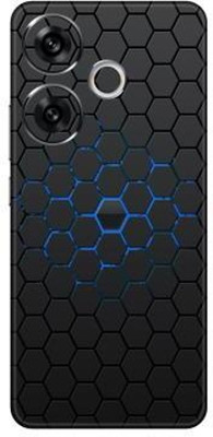 Vcare GadGets Poco F6 (5G) Mobile Skin(Black & Blue)