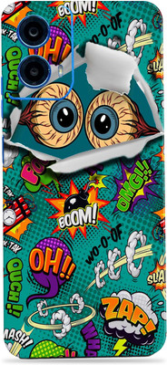 SkinoMania Motorola g45 5G Premium Vinyl Mobile Skin (Multicolor) Mobile Skin(Boom Eyes)