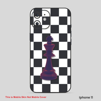 VYBE The Smart Choice iPhone 11 Pattern Mobile Skin(White,Charcoal Purple 1)
