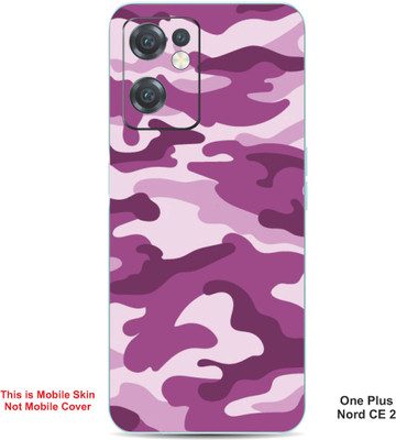 VYBE The Smart Choice One Plus Nord CE 2 Camouflage Embossed Mobile Skin(Lavender Pinocchio A17)