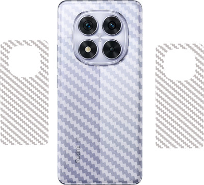 SCREENIX XIAOMI REDMI NOTE 14 PRO 5G, || 3D CARBON FIBER BACK LAMINATION || (PACK OF 2) Mobile Skin(TRANSPARENT)