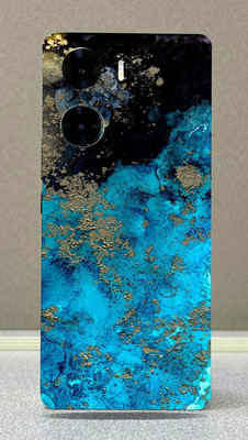 SkinoMania Vivo V29e Mobile Skin(Blue-Aqua Multicolor Mobile Skin)