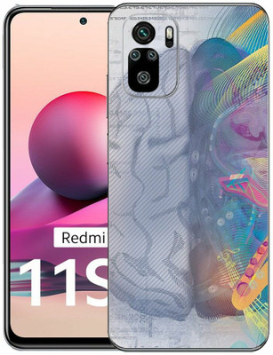 FCS Redmi Note 11SE Printed Back skin Mobile Skin(Brain Skin)