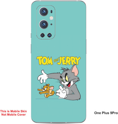 VYBE The Smart Choice One Plus 9 Pro Tom & Jerry Embossed Mobile Skin(Lights Blue 20)