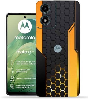 OggyBaba Moto G04 Mobile Skin(Hexagon)