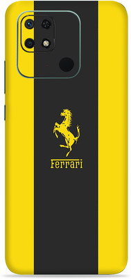 SkinoMania Redmi 10c Mobile Skin(Multicolor Ferrari-Sign)