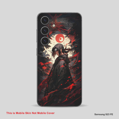 VYBE The Smart Choice Samsung S23 FE Naruto Mobile Skin Mobile Skin(Orangy Red B48)