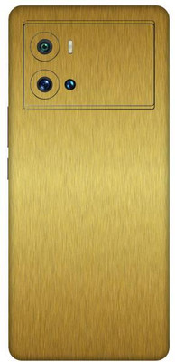 Vcare GadGets Brushed Gold vivo i QOO 9 Pro 5G Mobile Skin(Brushed Gold)