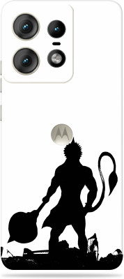 WeCre8 Skin's motorola edge 50 pro Premium Vinyl Mobile Skin (Multicolor) Mobile Skin(B&W-HANUMAN)