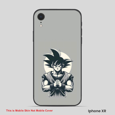 VYBE The Smart Choice iPhone XR Goku Embossed Mobile Skin(Persian Red 11)