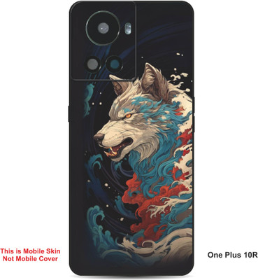VYBE The Smart Choice One Plus 10R Wolf Embossed Mobile Skin(Sandrift 30)
