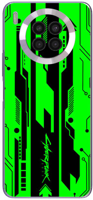 FCS Huawei nova 8i Printed Back skin Mobile Skin(Cyber Punk Green)