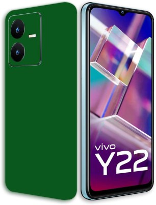 TJ CREATION Vivo Y22 Mobile Skin(Ultra Super Moss Green Matte Skin With High Matte Finish.)