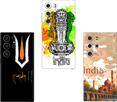 wrap craft SAMSUNG GALAXY A14 5G(PACK OF 3 skin)Camera&Back Protector Premium Vinyl Mobile Skin(Multicolor)