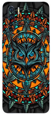 AsSkin Oppo F15 Mobile Skin(Ultra Super Nocturnal Bird Matte Finish With High Gloss Finish).)