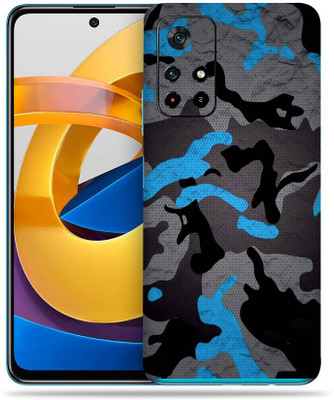 SkinoMania Poco M4 Pro Mobile Skin(Multicolor Camo-Blue)