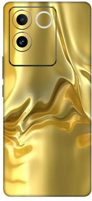 Vcare GadGets Golden Vivo T2 Pro 5G Mobile Skin(Multicolor)