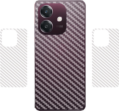 SCREENIX OPPO A3X 4G, || 3D CARBON FIBER BACK LAMINATION || (PACK OF 2) Mobile Skin(TRANSPARENT)