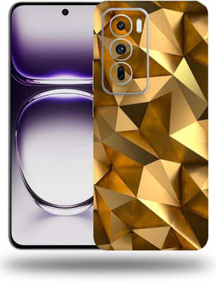 Mclaxa Oppo Reno 12 Pro 5g Mobile Skin(Golden Polygon)