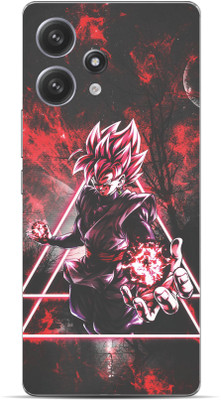 VYBE The Smart Choice Redmi 12 Goku Mobile Skin Mobile Skin(Jet Black 20)