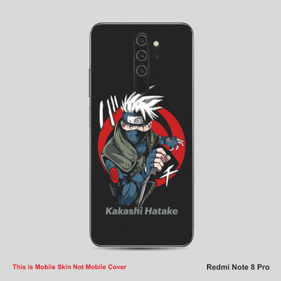VYBE The Smart Choice Redmi Note 8 Pro Kakashi Mobile Skin Mobile Skin(Camouflage Black B33)